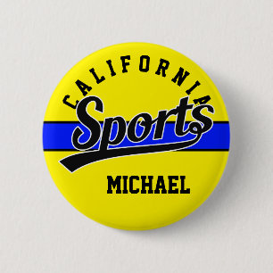 Textdesign: SPORTS schwarz + eigener Text & Ideen Button