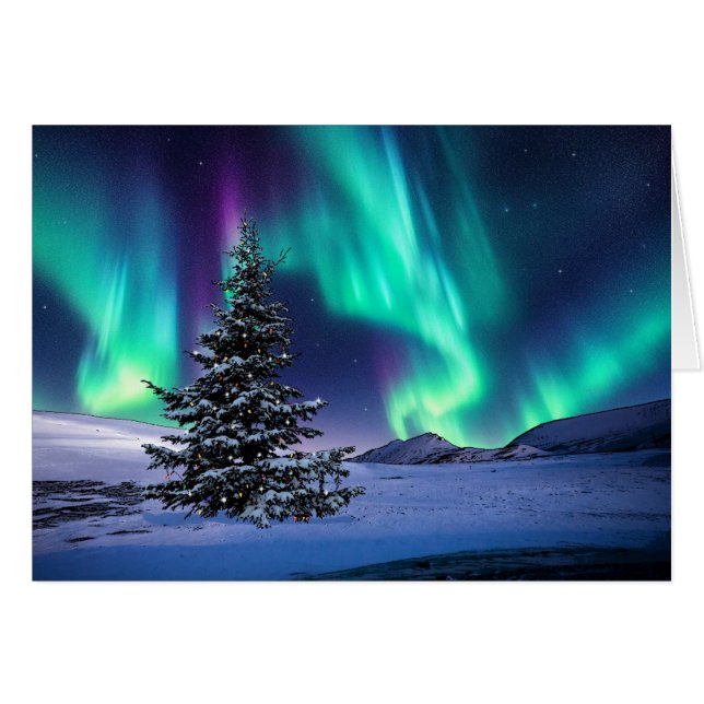Texte de la carte de Noël à l'intérieur - 5" x 7"  (Devant horizontal)