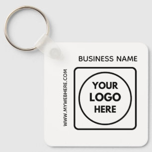 Texte de logo de code QR personnalisé Porte-clés d