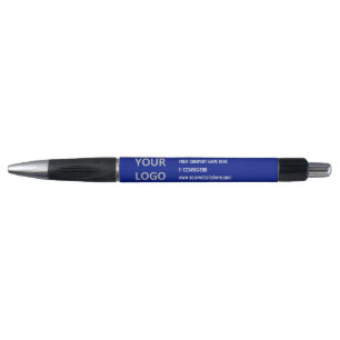 Texte de logo d'entreprise promotionnel Stylo pers