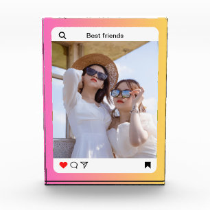texte de photo personnalisé bloc déco instagram