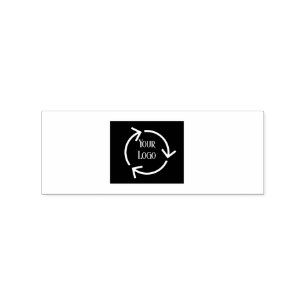 Texte de votre logo personnalisé tampon encre art