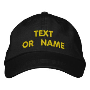 Texte et couleurs personnalisés Casquette de baseb