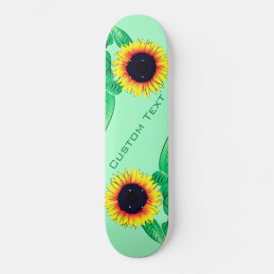 Texte et couleurs personnalisés Skateboard avec to