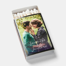 Texte et photo personnalisés minimaux Un mariage s