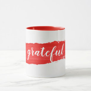 Texte GRATUIT Sur Mug De Peinture Rouge