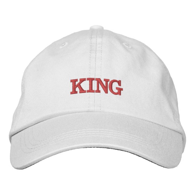 Texte imprimé Coton brodé Casquette Casquettes  (Devant)