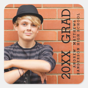 Texte moderne Sticker photo Graduation