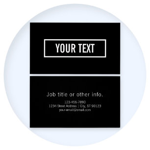 Texte modifiable moderne dans le cadre style logo 