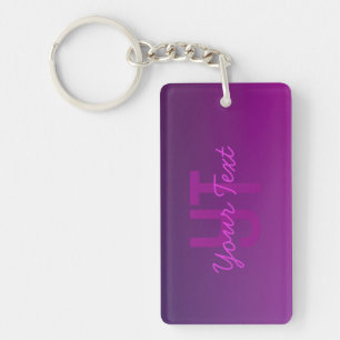 Texte Monogrammé Moderne Éditable & Ombre Violet