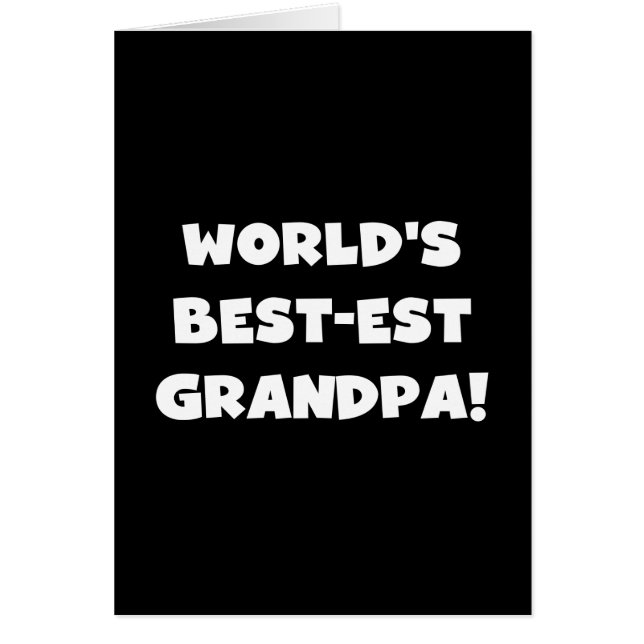 Texte noir ou blanc de grand-papa du Meilleur-est (Devant)
