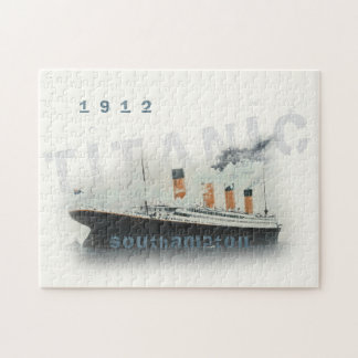 Texte personnalisé 1912 Puzzle Titanic