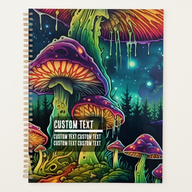 Texte personnalisé Champignon lumineux enchanté Fa (Devant)