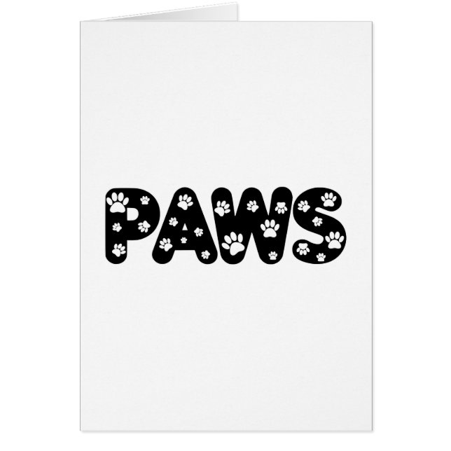 Texte personnalisé des pattes de chien (Devant)