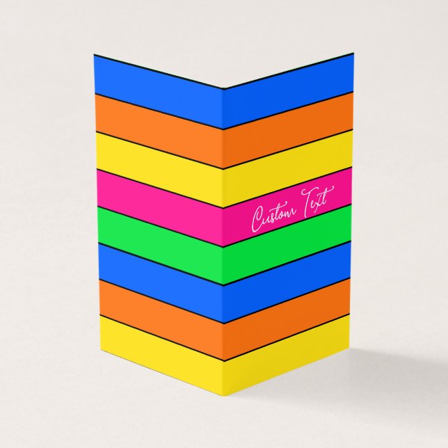 TEXTE PERSONNALISÉ DU MOTIF DE STRIPE SOLIDE VIVID (Outside)