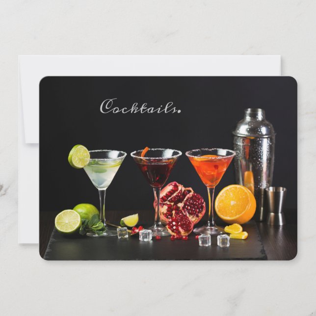 Texte personnalisé Invitations de Cocktail Party (Devant)