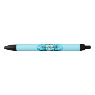 Texte personnalisé je supporte mes stylos femme av
