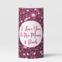 Texte personnalisé | Parties scintillant rose