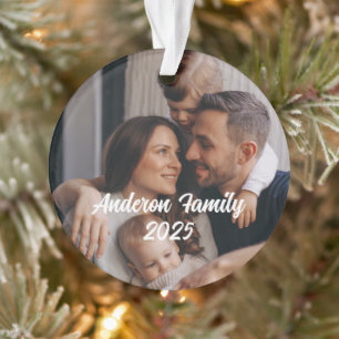 Texte photo personnalisé de Noël pour la famille 