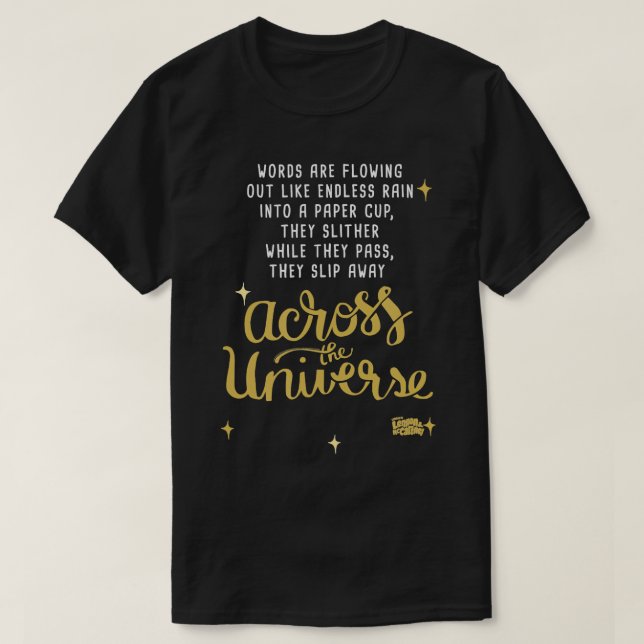 Texte von Lennon und McCartney - über den Univer h T-Shirt (Design vorne)