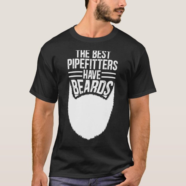 Textentwurf für Bearted Pipefitter T-Shirt (Vorderseite)