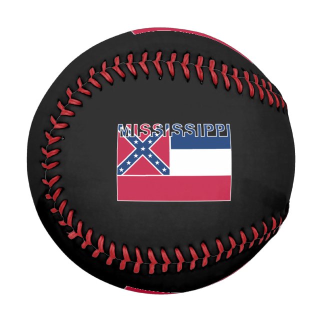 Textfahne von Mississippi Baseball (Vorderseite Links)