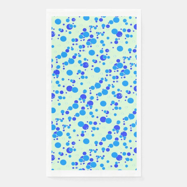 Textfeld C01.blue LGreen BG Serviette (Vorderseite)