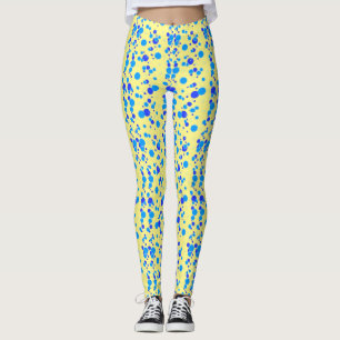 Textfeld C01.blue LYellow BG Leggings