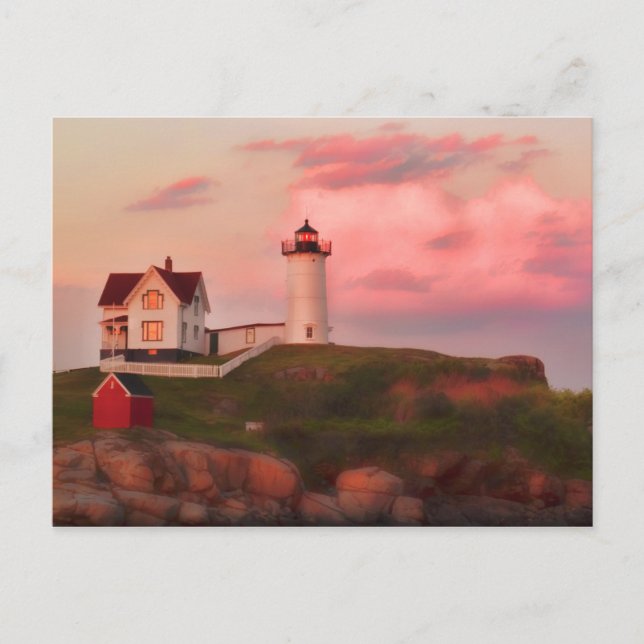 Textfeld "Light Post Card" Postkarte (Vorderseite)
