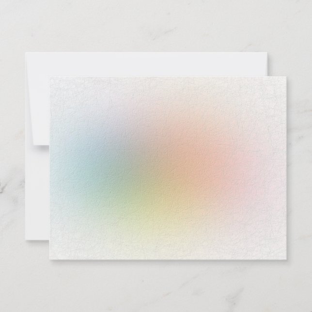 Textil aussehen Abstrakt farbig blank Moderne Mitteilungskarte (Vorderseite)