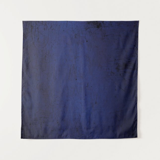 Textil-blaue dunkle Tapete Wandteppich (Vorderseite)
