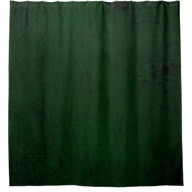 Textil-grüne dunkle Tapete Duschvorhang (Vorderseite)