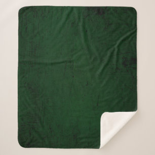 Textil-grüne dunkle Tapete Sherpadecke