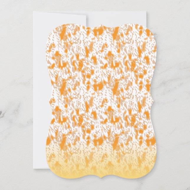Textil-Muster mit einem lebhaften Orange und Gol (Vorderseite)