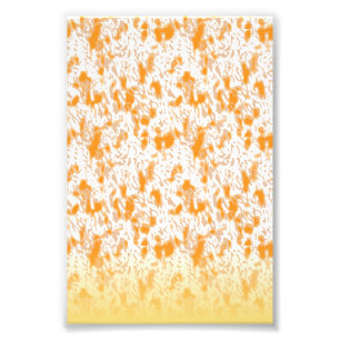 Textil-Muster mit einem lebhaften Orange und Gol Fotodruck