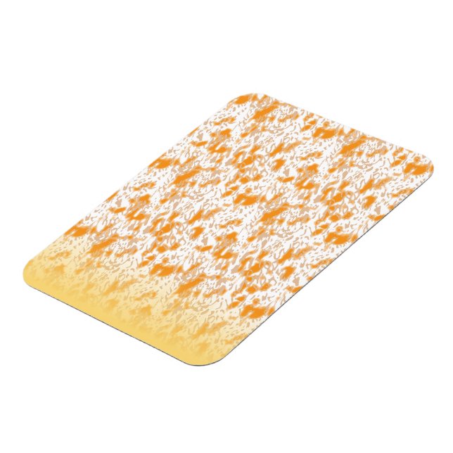 Textil-Muster mit einem lebhaften Orange und Gol Magnet (Linke Seite)