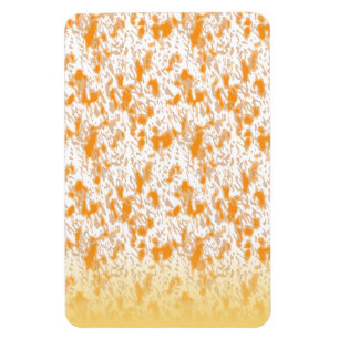 Textil-Muster mit einem lebhaften Orange und Gol Magnet