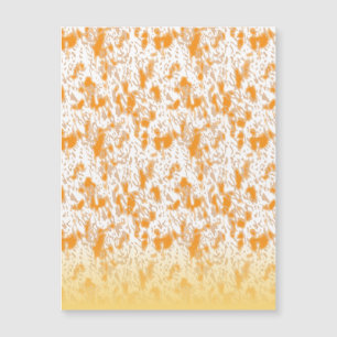Textil-Muster mit einem lebhaften Orange und Gol Magnetkarte
