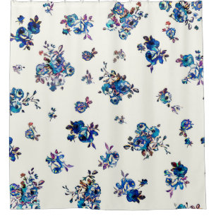 Textil und Tapeten nahtlose Muster. Digitale i Duschvorhang