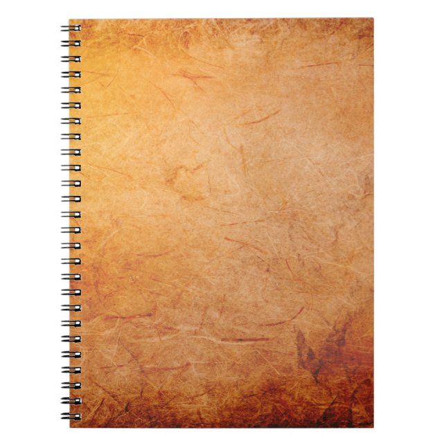 Textil-Vintages Papierlicht Notizblock (Vorderseite)