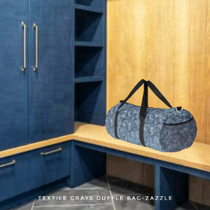 Textile Grays Duffle Bag