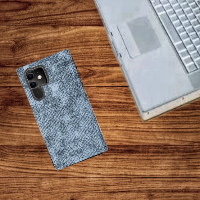 Textile Grays Samsung Galaxy Hülle (This Samsung Galaxy Case blends in with your casual jeans!)