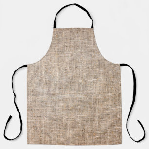Textile Jute braune Textur Schürze
