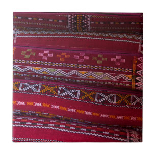 Textile Kissenmuster Fliese