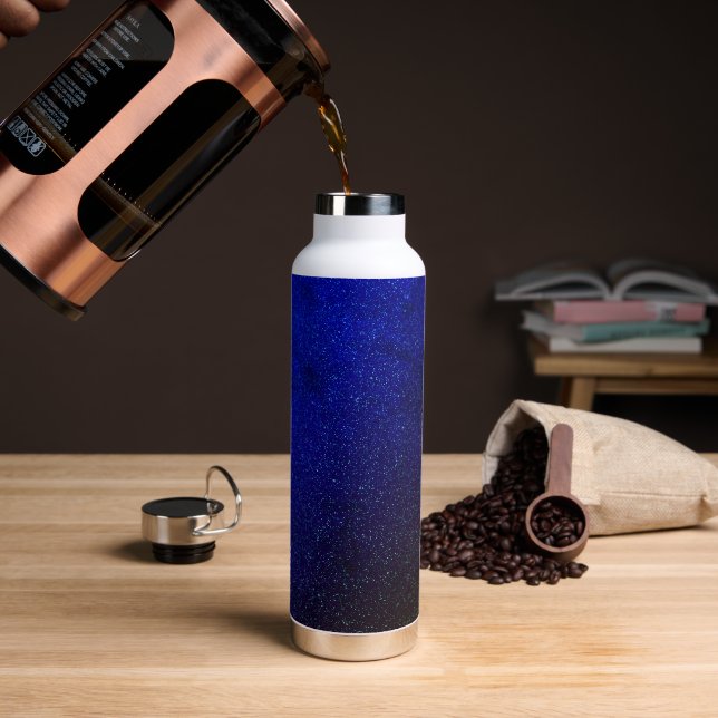 Textile Lila Wasserflasche Trinkflasche (Kaffee)