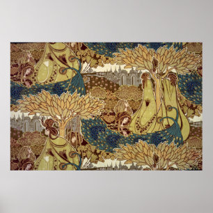 Textilgestaltung von Christopher Dresser Poster