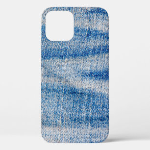 Textilien aus blauem Jeans, textiler Hintergrund Case-Mate iPhone Hülle