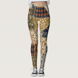 Textilmosaik im Vintage-Stil. Leggings