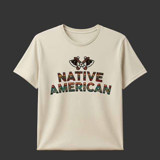 Textmuster der Native Americans T-Shirt (Von Creator hochgeladen)