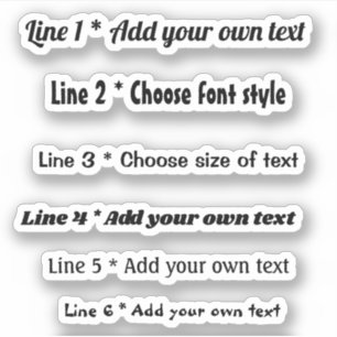 Textnachrichten Aufkleber